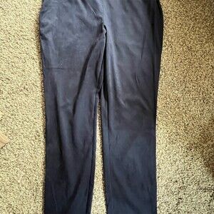 Susan Graver Pants Womens Petite Small Black Pull-On Stretch Straight Leg